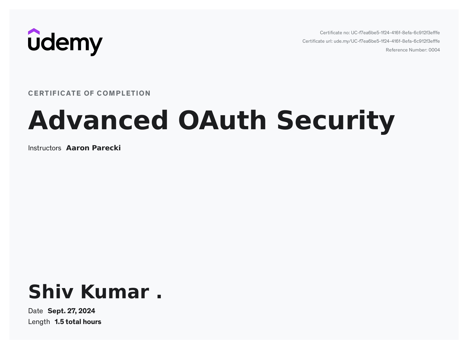 Advanced OAuth Security